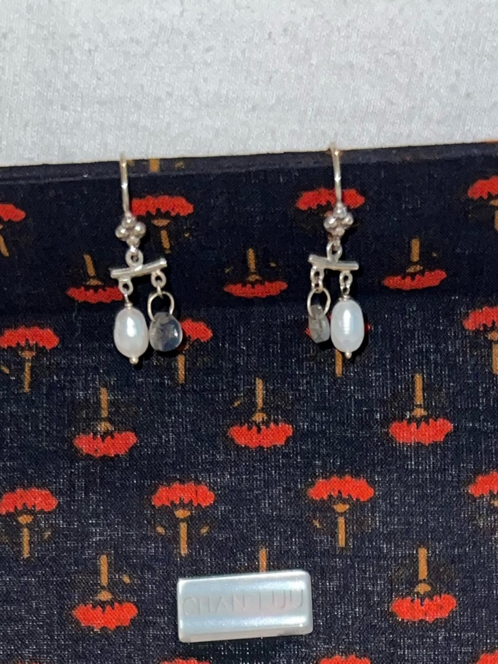 Chan Luu’s Talia Drop Earrings Mini Labradorite Mix